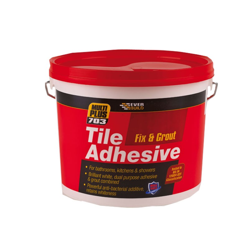 Everbuild 703 Fix and Grout Tile Adhesive Direct Sealants