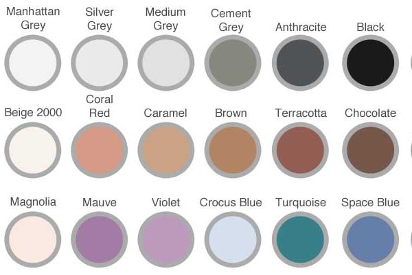 mapei mapesil ac acetic crosslinking silicone sealant mapesil sealant colour chart